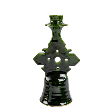 Tamegroute Shaded Green Candlestick Holder