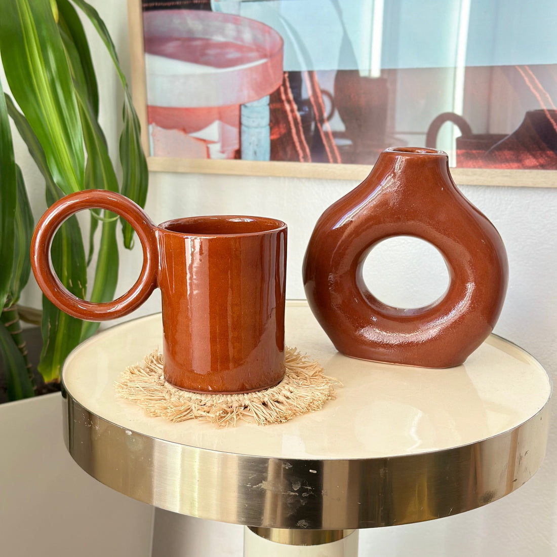 Mug marron XXL