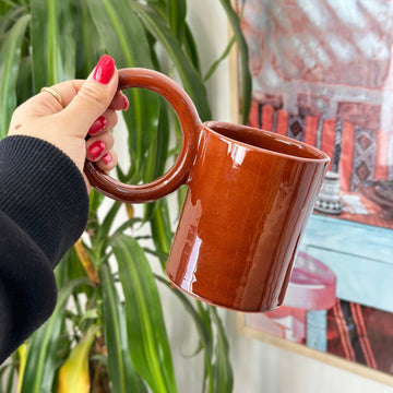 Mug marron XXL