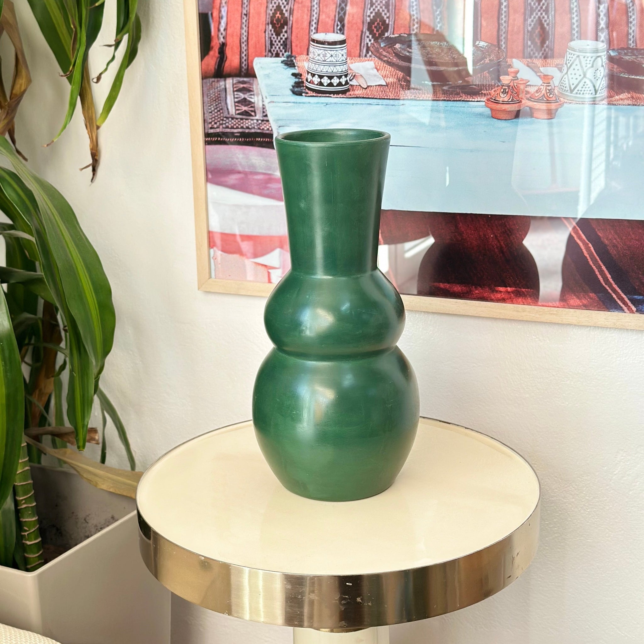 Vase artisanal Aboukal 2 vert